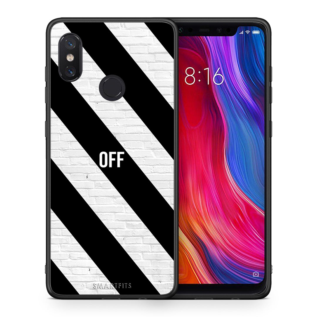 Θήκη Xiaomi Mi 8 Get Off από τη Smartfits με σχέδιο στο πίσω μέρος και μαύρο περίβλημα | Xiaomi Mi 8 Get Off case with colorful back and black bezels