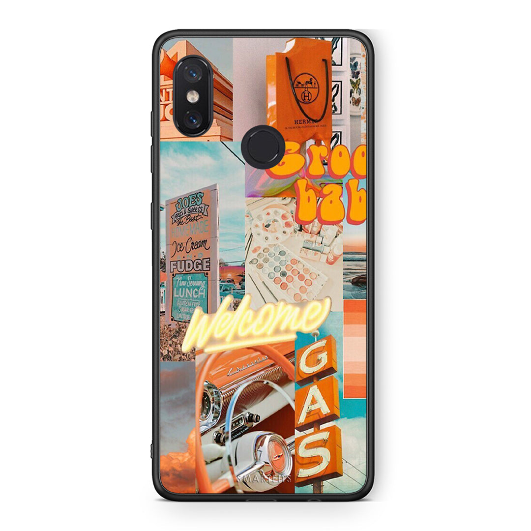 Xiaomi Mi 8 Groovy Babe Θήκη Αγίου Βαλεντίνου από τη Smartfits με σχέδιο στο πίσω μέρος και μαύρο περίβλημα | Smartphone case with colorful back and black bezels by Smartfits