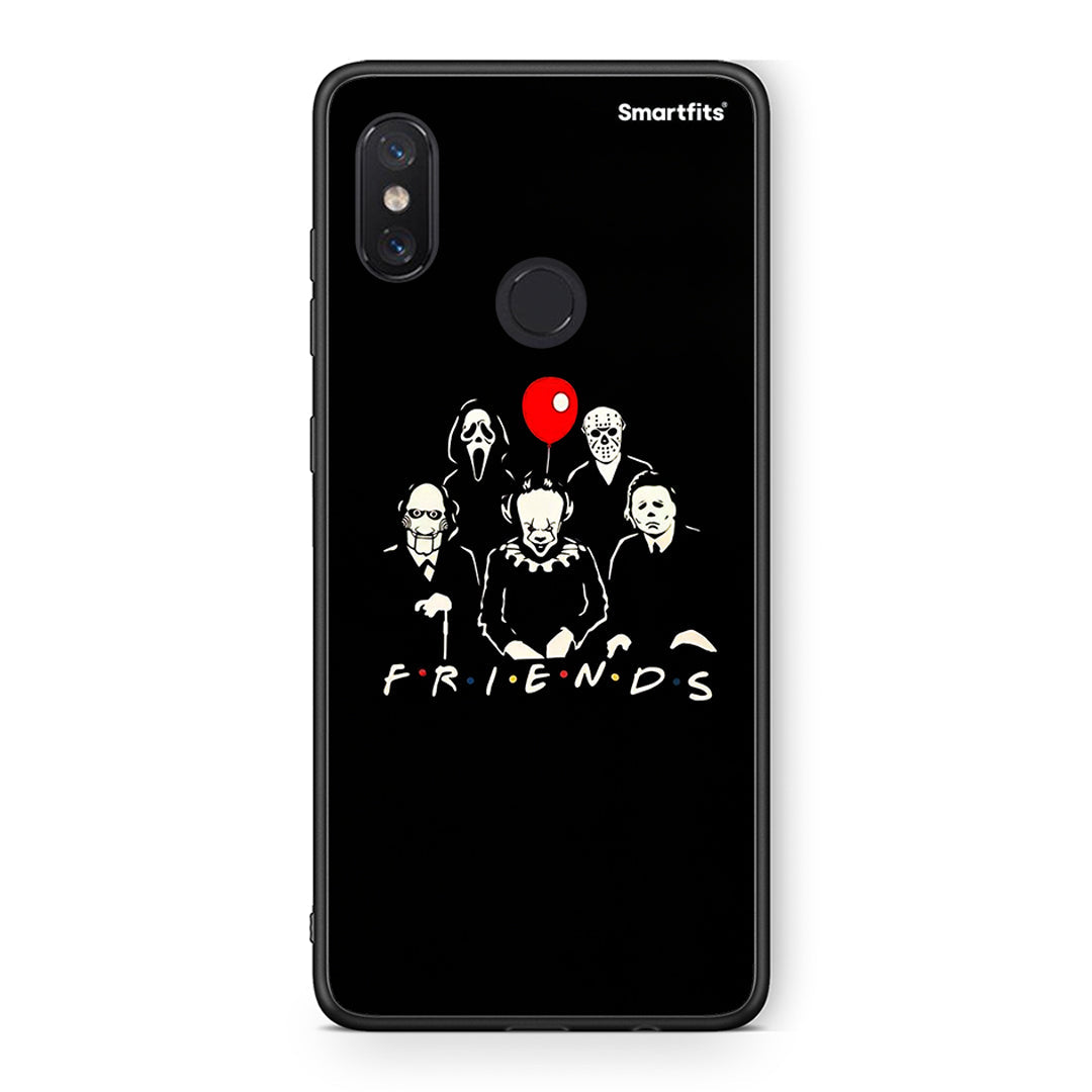 Xiaomi Mi 8 Halloween Friends Θήκη από τη Smartfits με σχέδιο στο πίσω μέρος και μαύρο περίβλημα | Smartphone case with colorful back and black bezels by Smartfits