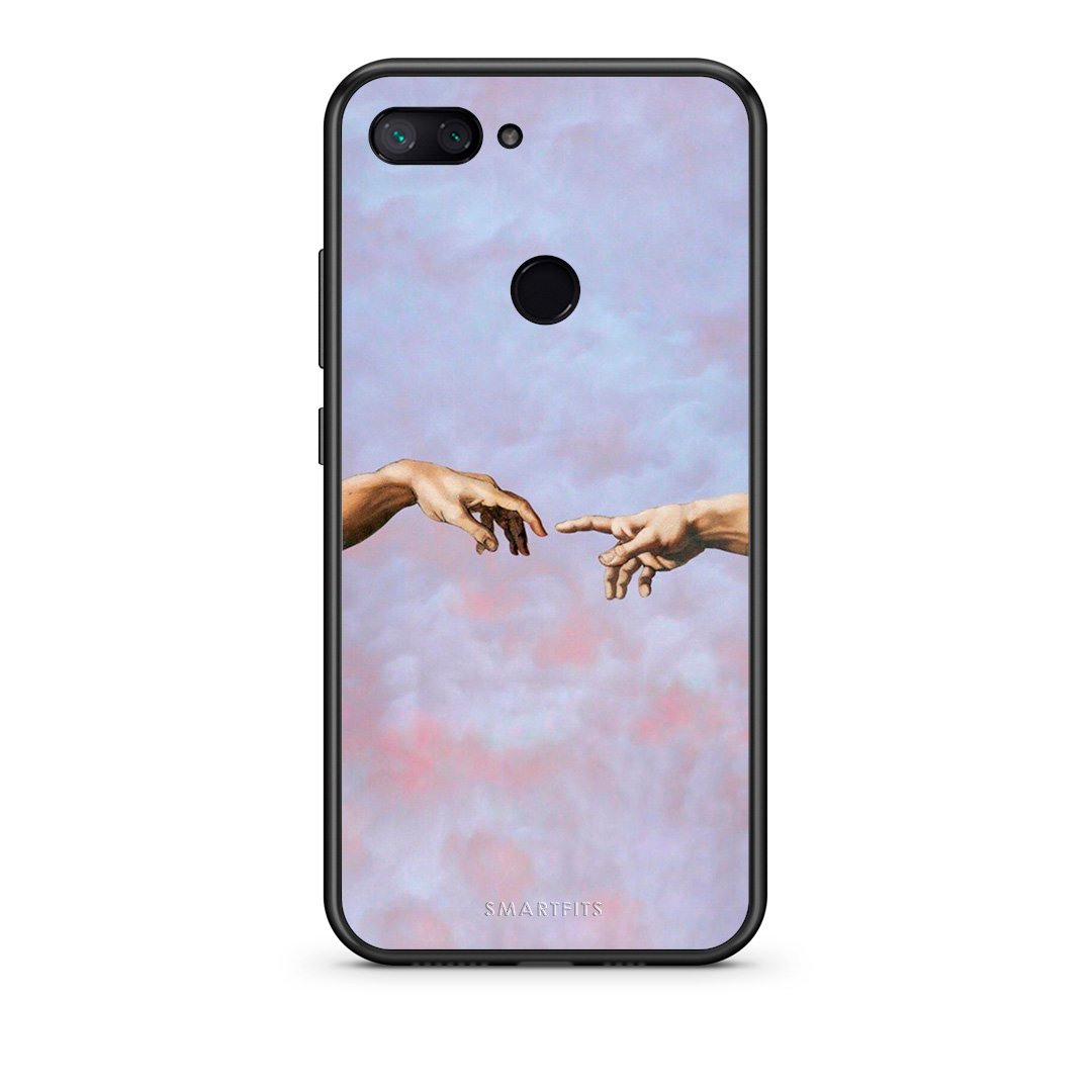 Xiaomi Mi 8 Lite Adam Hand θήκη από τη Smartfits με σχέδιο στο πίσω μέρος και μαύρο περίβλημα | Smartphone case with colorful back and black bezels by Smartfits