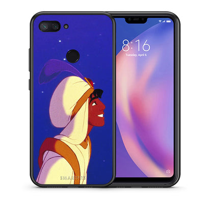 Θήκη Xiaomi Mi 8 Lite Alladin And Jasmine Love 1 από τη Smartfits με σχέδιο στο πίσω μέρος και μαύρο περίβλημα | Xiaomi Mi 8 Lite Alladin And Jasmine Love 1 case with colorful back and black bezels
