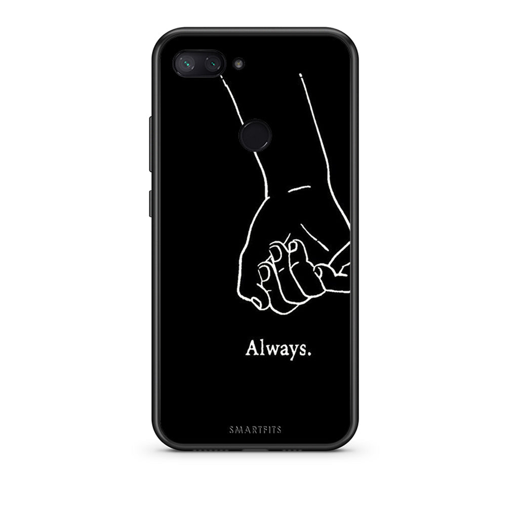 Xiaomi Mi 8 Lite Always & Forever 1 Θήκη Αγίου Βαλεντίνου από τη Smartfits με σχέδιο στο πίσω μέρος και μαύρο περίβλημα | Smartphone case with colorful back and black bezels by Smartfits