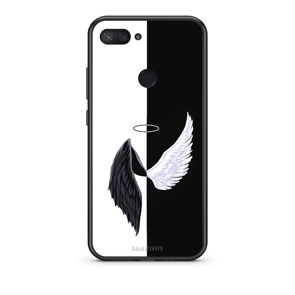 Xiaomi Mi 8 Lite Angels Demons θήκη από τη Smartfits με σχέδιο στο πίσω μέρος και μαύρο περίβλημα | Smartphone case with colorful back and black bezels by Smartfits