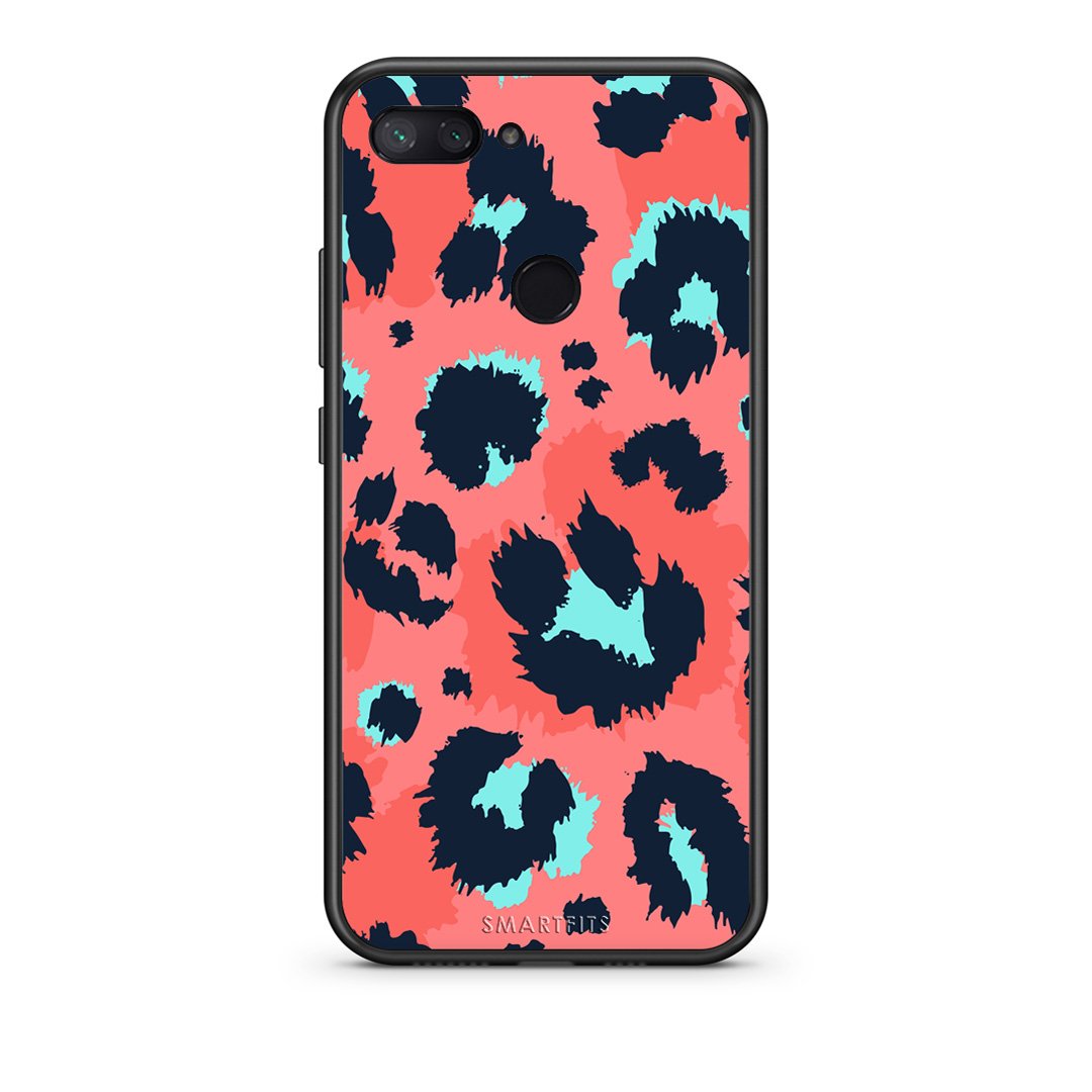 22 - Xiaomi Mi 8 Lite  Pink Leopard Animal case, cover, bumper
