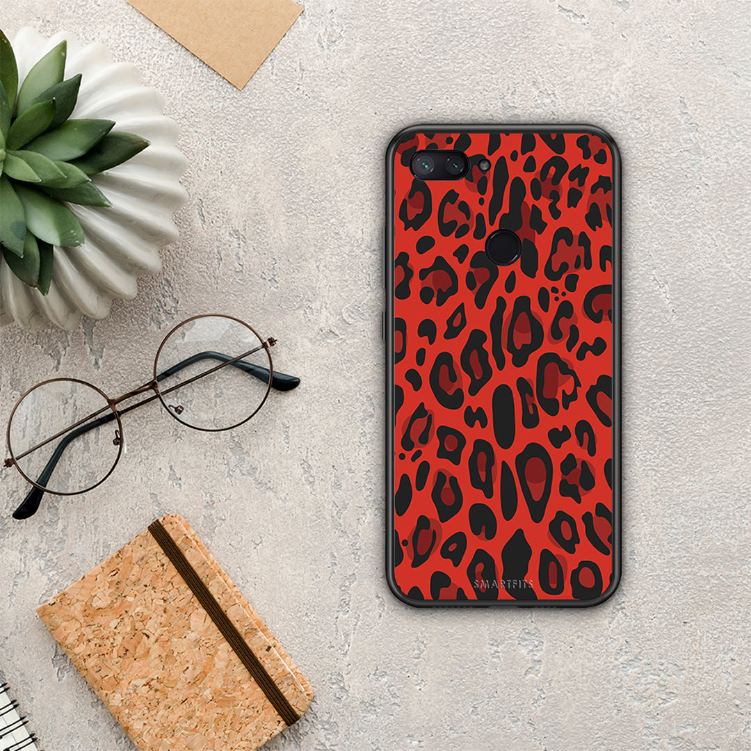 Animal Red Leopard - Xiaomi Mi 8 Lite θήκη