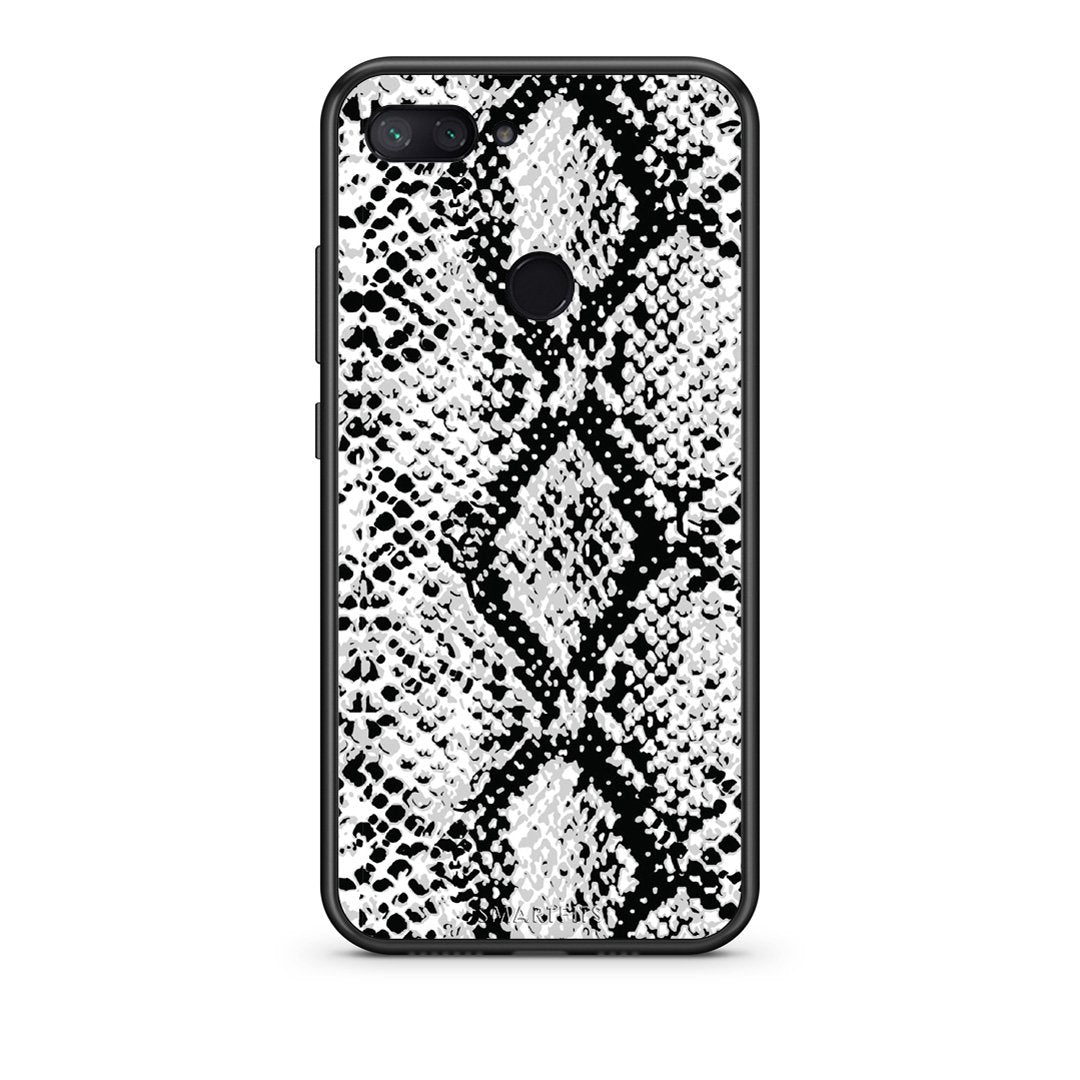 24 - Xiaomi Mi 8 Lite  White Snake Animal case, cover, bumper