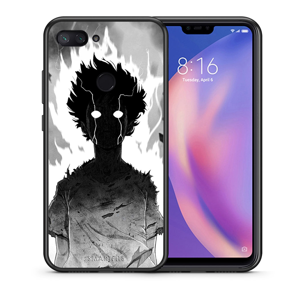 Θήκη Xiaomi Mi 8 Lite Anime Boy από τη Smartfits με σχέδιο στο πίσω μέρος και μαύρο περίβλημα | Xiaomi Mi 8 Lite Anime Boy case with colorful back and black bezels