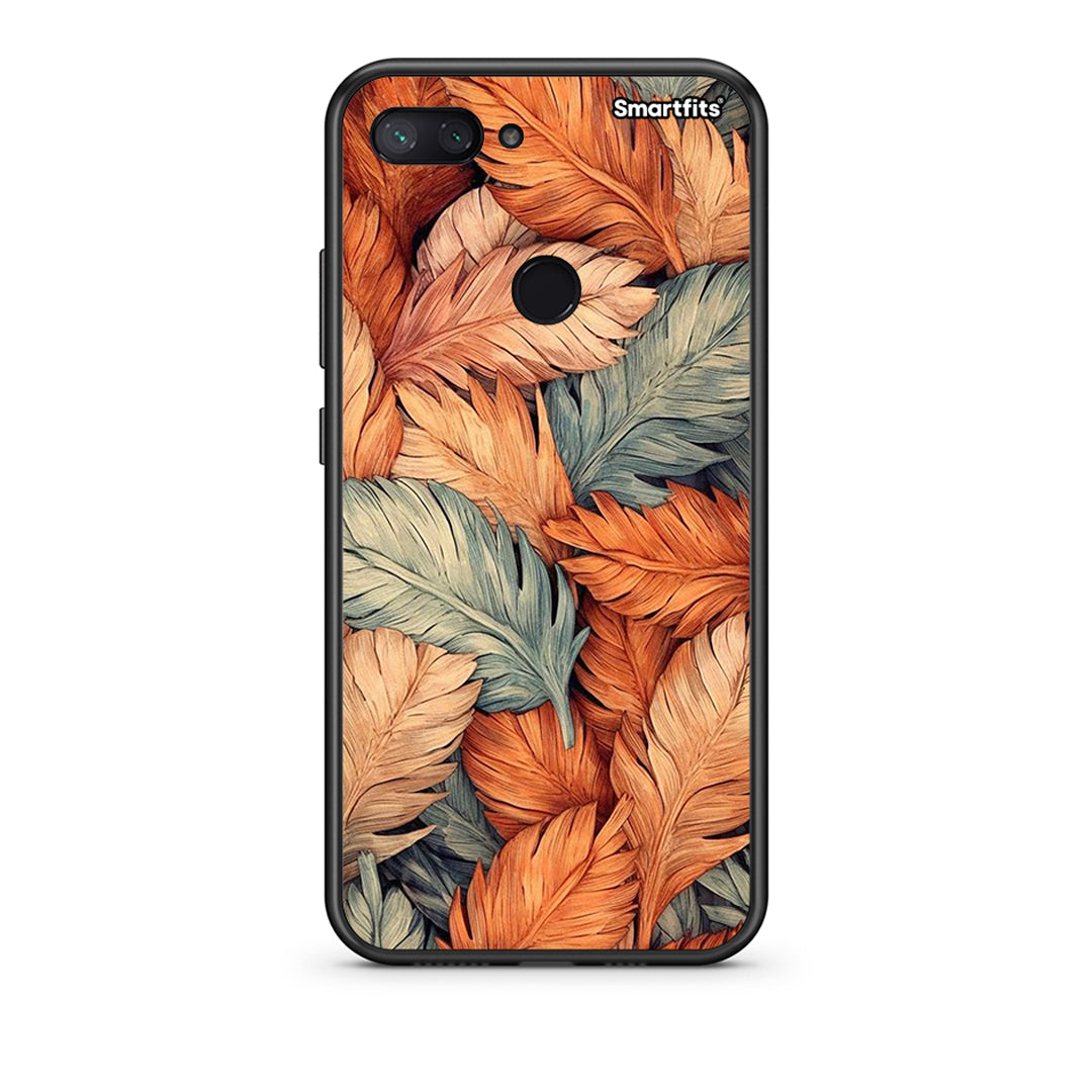 Xiaomi Mi 8 Lite Autumn Leaves Θήκη από τη Smartfits με σχέδιο στο πίσω μέρος και μαύρο περίβλημα | Smartphone case with colorful back and black bezels by Smartfits