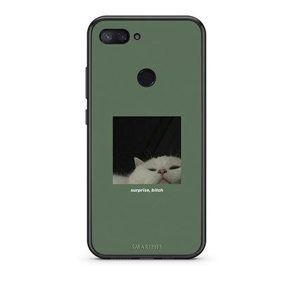 Xiaomi Mi 8 Lite Bitch Surprise θήκη από τη Smartfits με σχέδιο στο πίσω μέρος και μαύρο περίβλημα | Smartphone case with colorful back and black bezels by Smartfits