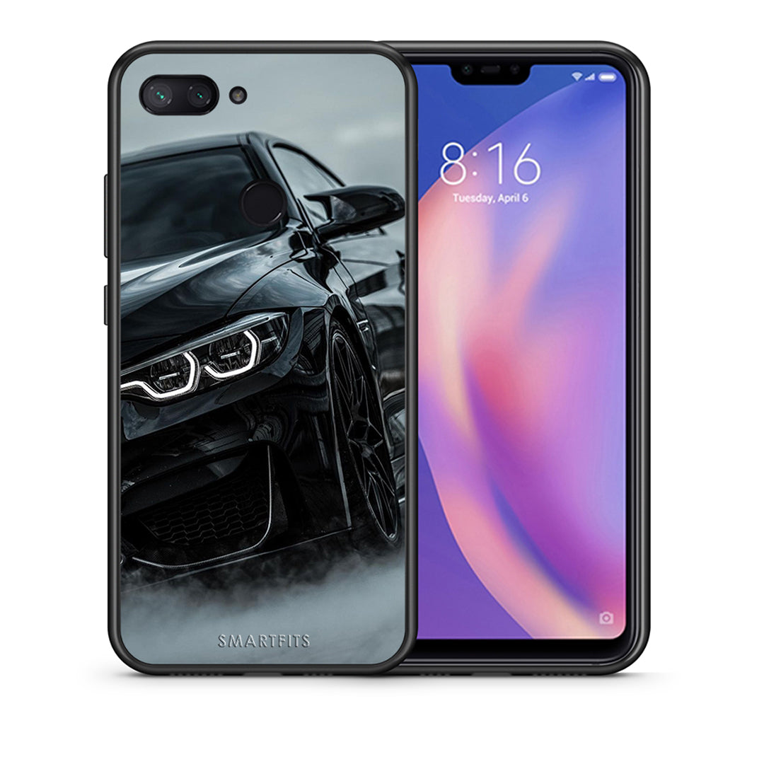 Θήκη Xiaomi Mi 8 Lite Black BMW από τη Smartfits με σχέδιο στο πίσω μέρος και μαύρο περίβλημα | Xiaomi Mi 8 Lite Black BMW case with colorful back and black bezels