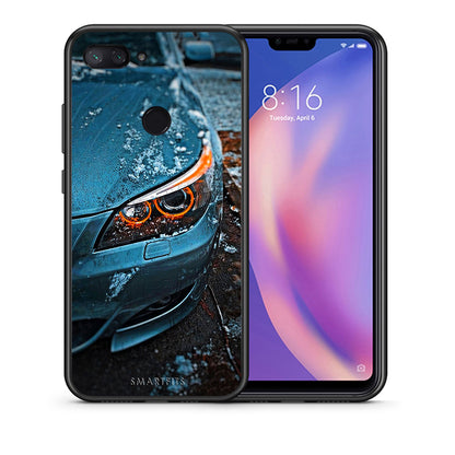 Θήκη Xiaomi Mi 8 Lite Bmw E60 από τη Smartfits με σχέδιο στο πίσω μέρος και μαύρο περίβλημα | Xiaomi Mi 8 Lite Bmw E60 case with colorful back and black bezels