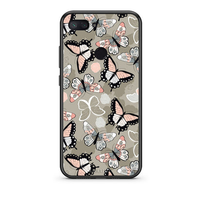 135 - Xiaomi Mi 8 Lite  Butterflies Boho case, cover, bumper