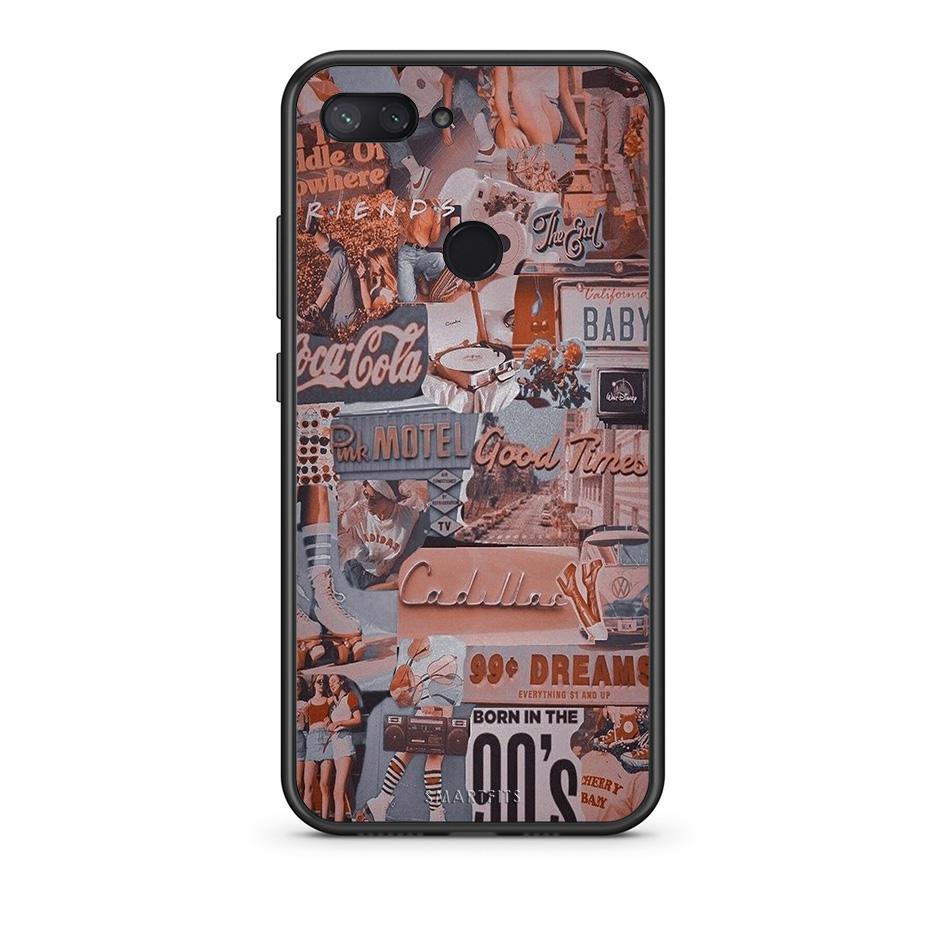 Xiaomi Mi 8 Lite Born In 90s θήκη από τη Smartfits με σχέδιο στο πίσω μέρος και μαύρο περίβλημα | Smartphone case with colorful back and black bezels by Smartfits