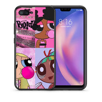 Thumbnail for Θήκη Αγίου Βαλεντίνου Xiaomi Mi 8 Lite Bubble Girls από τη Smartfits με σχέδιο στο πίσω μέρος και μαύρο περίβλημα | Xiaomi Mi 8 Lite Bubble Girls case with colorful back and black bezels