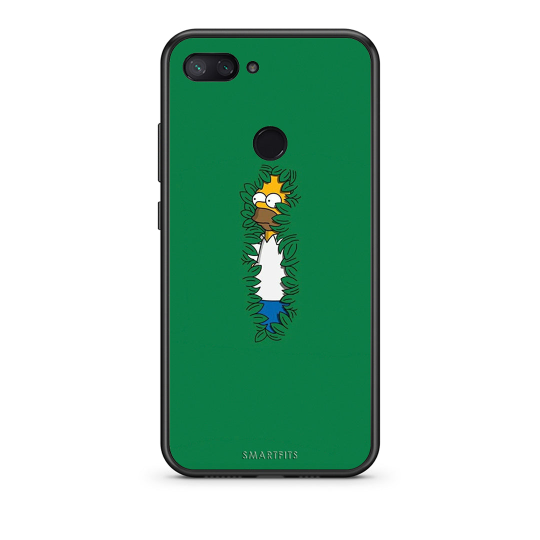 Xiaomi Mi 8 Lite Bush Man Θήκη Αγίου Βαλεντίνου από τη Smartfits με σχέδιο στο πίσω μέρος και μαύρο περίβλημα | Smartphone case with colorful back and black bezels by Smartfits