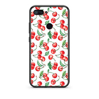 Thumbnail for Xiaomi Mi 8 Lite Cherry Summer θήκη από τη Smartfits με σχέδιο στο πίσω μέρος και μαύρο περίβλημα | Smartphone case with colorful back and black bezels by Smartfits
