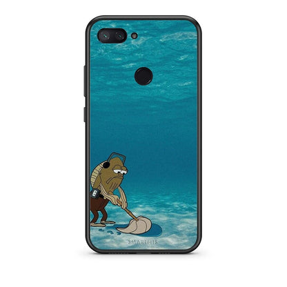 Xiaomi Mi 8 Lite Clean The Ocean Θήκη από τη Smartfits με σχέδιο στο πίσω μέρος και μαύρο περίβλημα | Smartphone case with colorful back and black bezels by Smartfits
