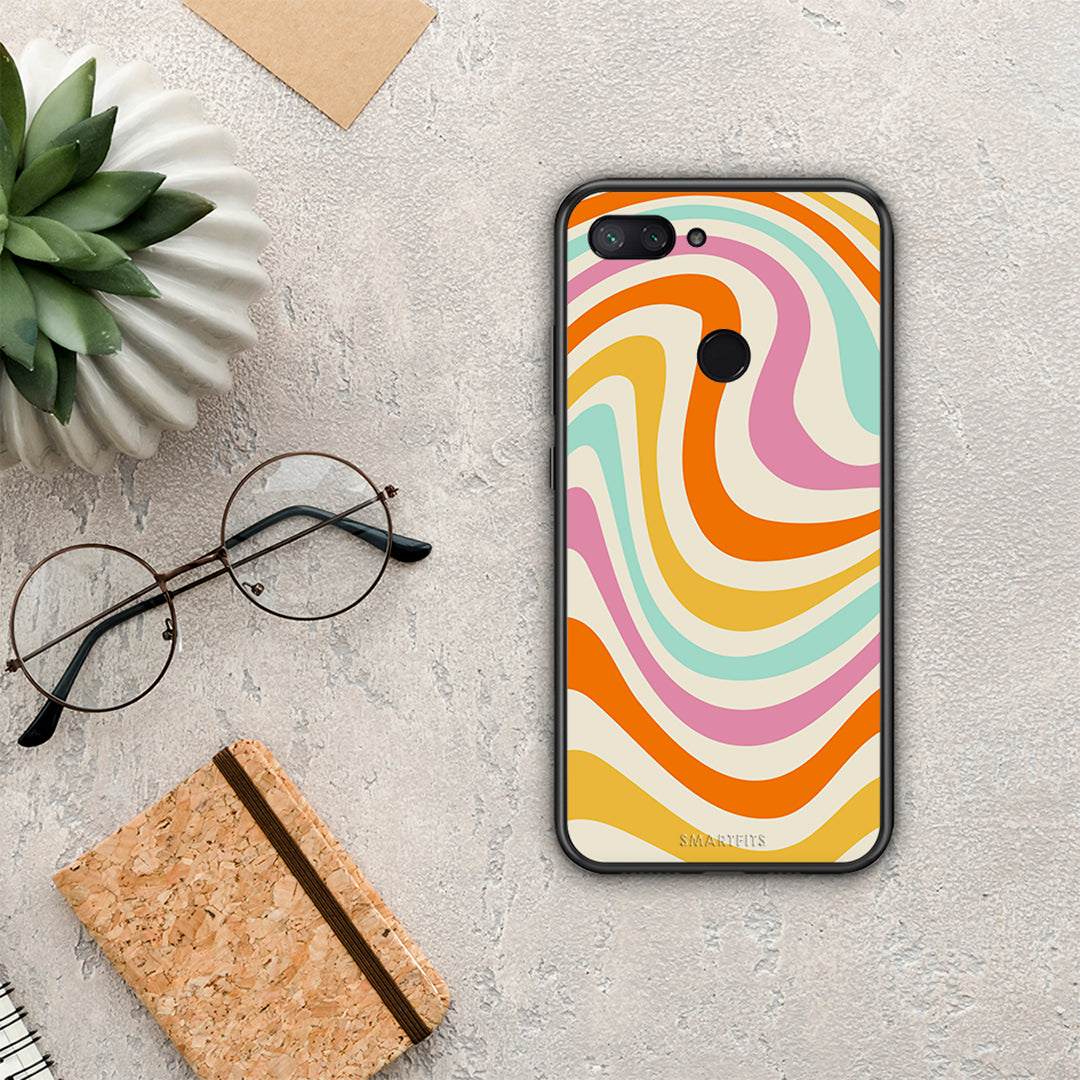 Colourful Waves - Xiaomi Mi 8 Lite θήκη