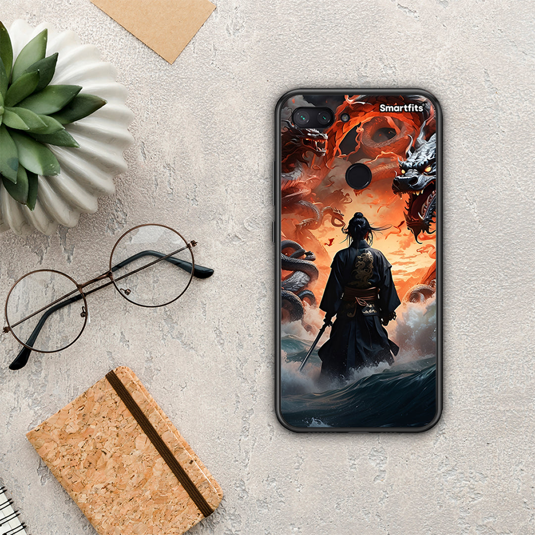 Dragons Fight - Xiaomi Mi 8 Lite θήκη