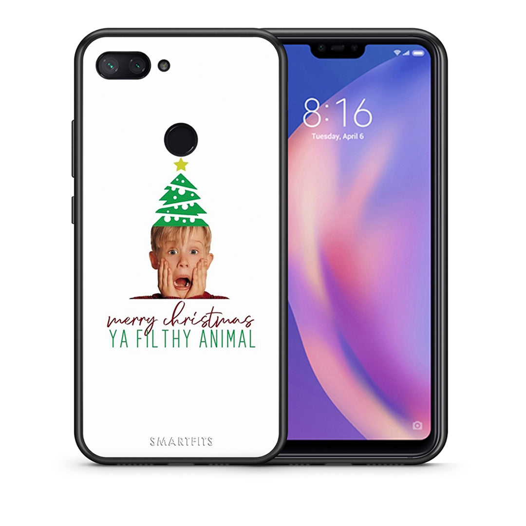 Θήκη Xiaomi Mi 8 Lite Filthy Animal από τη Smartfits με σχέδιο στο πίσω μέρος και μαύρο περίβλημα | Xiaomi Mi 8 Lite Filthy Animal case with colorful back and black bezels