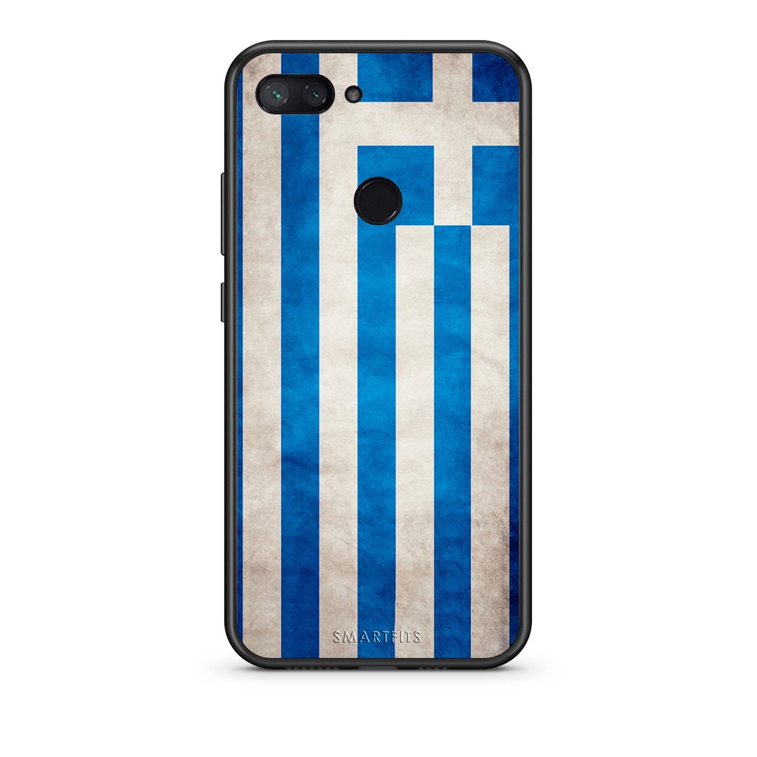 4 - Xiaomi Mi 8 Lite Greece Flag case, cover, bumper