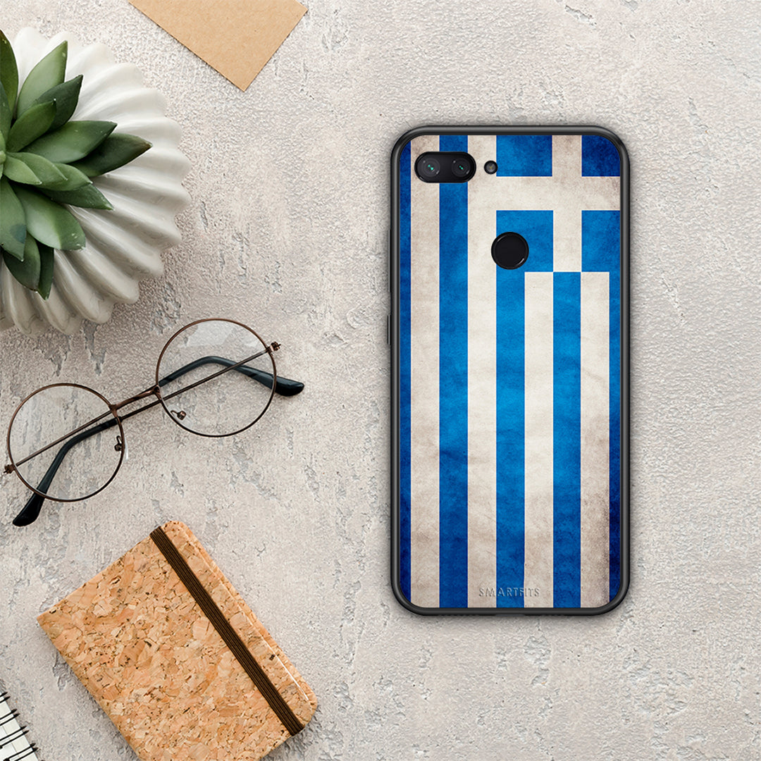 Flag Greek - Xiaomi Mi 8 Lite θήκη