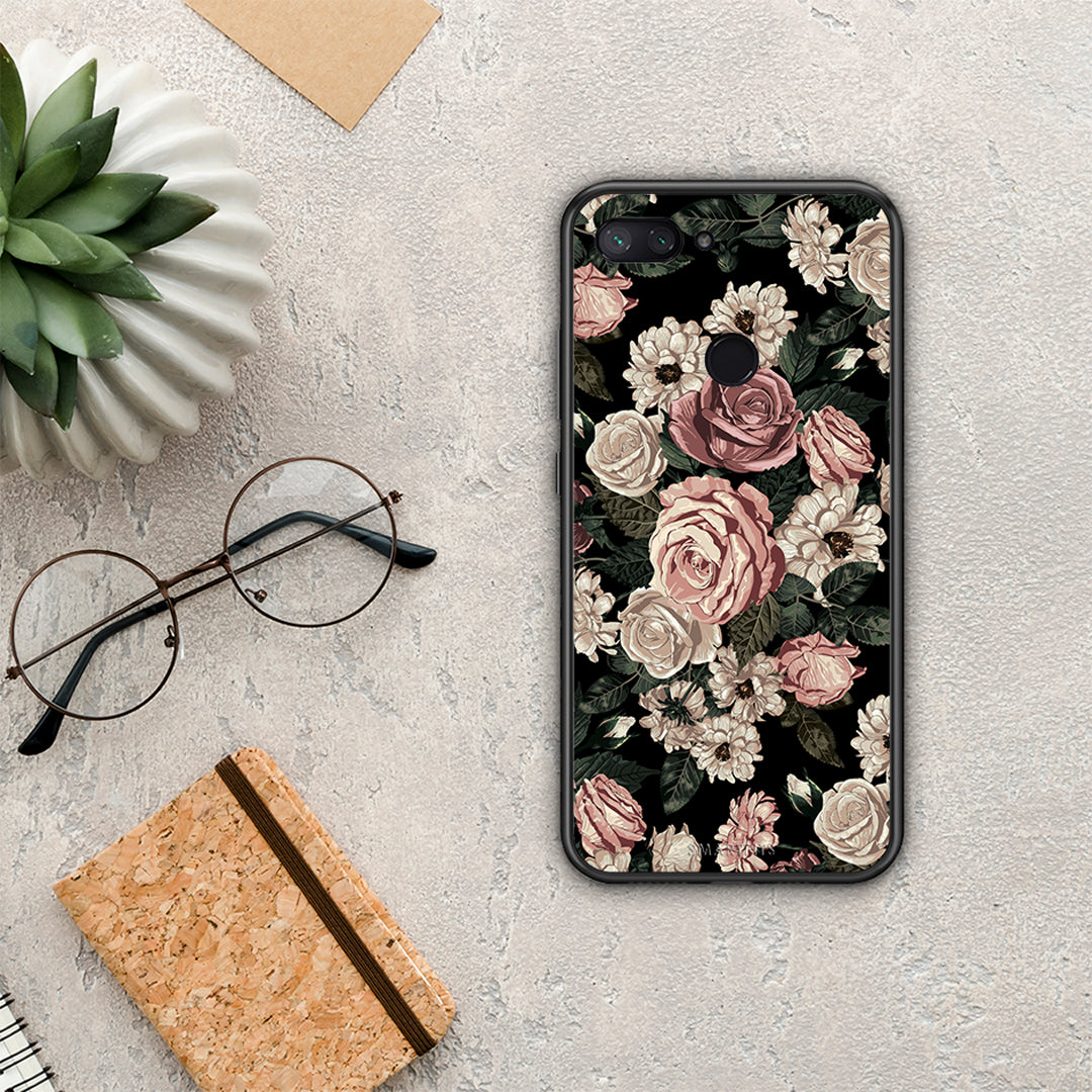 Flower Wild Roses - Xiaomi Mi 8 Lite θήκη
