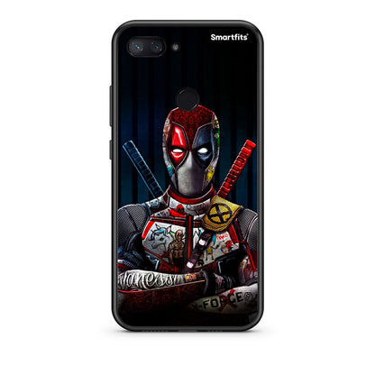 Xiaomi Mi 8 Lite Funny Guy θήκη από τη Smartfits με σχέδιο στο πίσω μέρος και μαύρο περίβλημα | Smartphone case with colorful back and black bezels by Smartfits