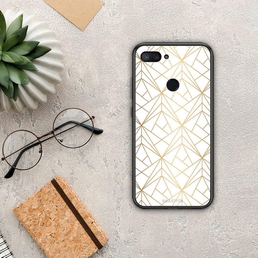 Geometric Luxury White - Xiaomi Mi 8 Lite θήκη