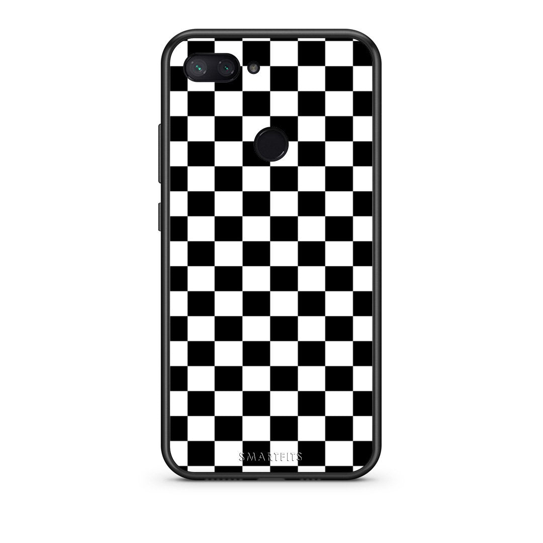 4 - Xiaomi Mi 8 Lite Squares Geometric case, cover, bumper