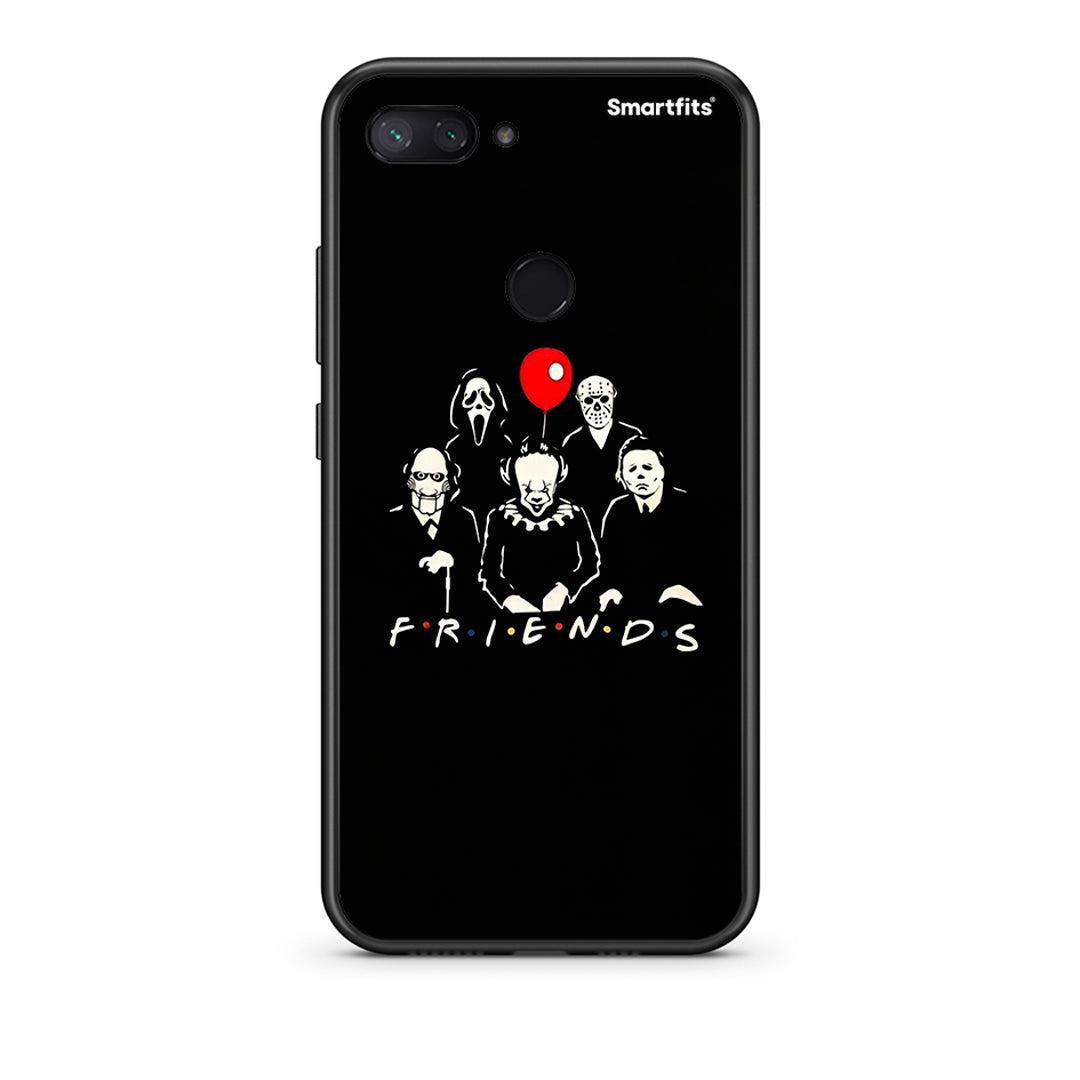 Xiaomi Mi 8 Lite Halloween Friends Θήκη από τη Smartfits με σχέδιο στο πίσω μέρος και μαύρο περίβλημα | Smartphone case with colorful back and black bezels by Smartfits