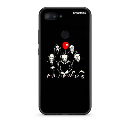 Xiaomi Mi 8 Lite Halloween Friends Θήκη από τη Smartfits με σχέδιο στο πίσω μέρος και μαύρο περίβλημα | Smartphone case with colorful back and black bezels by Smartfits