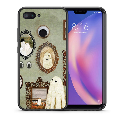 Θήκη Xiaomi Mi 8 Lite Halloween Ghost Season από τη Smartfits με σχέδιο στο πίσω μέρος και μαύρο περίβλημα | Xiaomi Mi 8 Lite Halloween Ghost Season case with colorful back and black bezels