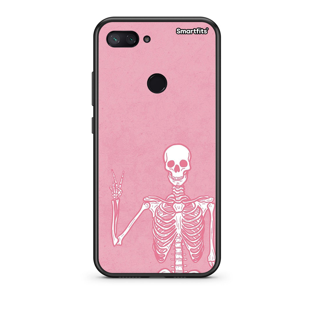 Xiaomi Mi 8 Lite Halloween Motivation Θήκη από τη Smartfits με σχέδιο στο πίσω μέρος και μαύρο περίβλημα | Smartphone case with colorful back and black bezels by Smartfits