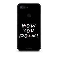 Thumbnail for Xiaomi Mi 8 Lite How You Doin θήκη από τη Smartfits με σχέδιο στο πίσω μέρος και μαύρο περίβλημα | Smartphone case with colorful back and black bezels by Smartfits