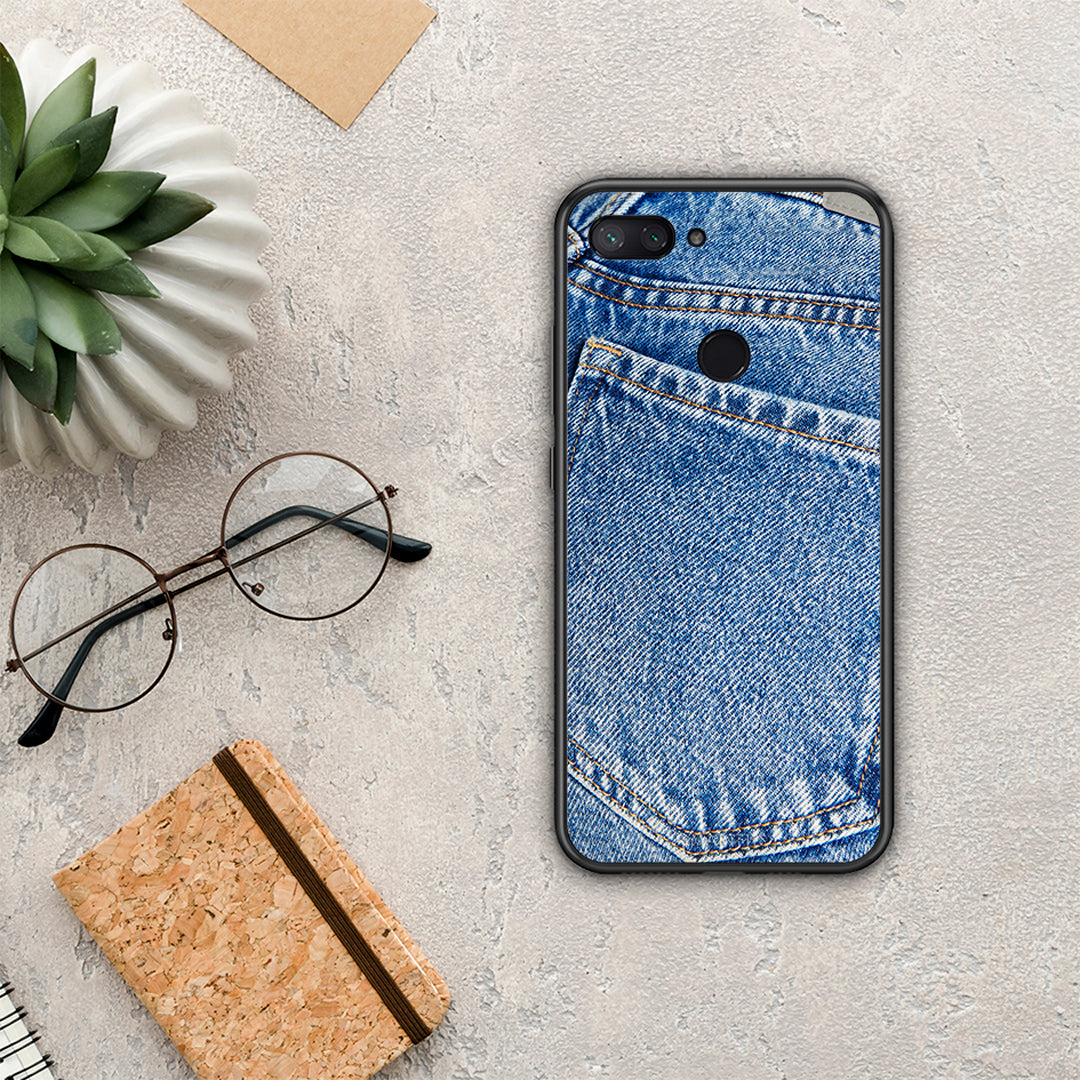 Jeans Pocket - Xiaomi Mi 8 Lite θήκη