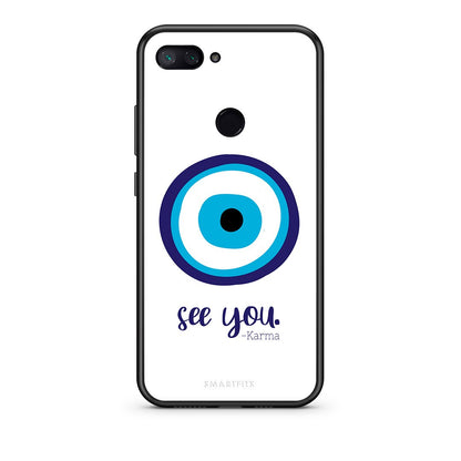 Xiaomi Mi 8 Lite Karma Says θήκη από τη Smartfits με σχέδιο στο πίσω μέρος και μαύρο περίβλημα | Smartphone case with colorful back and black bezels by Smartfits