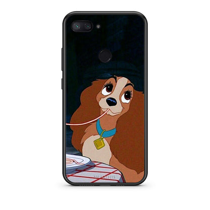 Xiaomi Mi 8 Lite Lady And Tramp 2 Θήκη Αγίου Βαλεντίνου από τη Smartfits με σχέδιο στο πίσω μέρος και μαύρο περίβλημα | Smartphone case with colorful back and black bezels by Smartfits