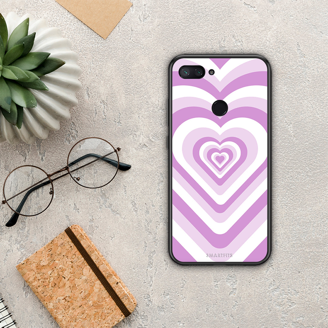 Lilac Hearts - Xiaomi Mi 8 Lite θήκη