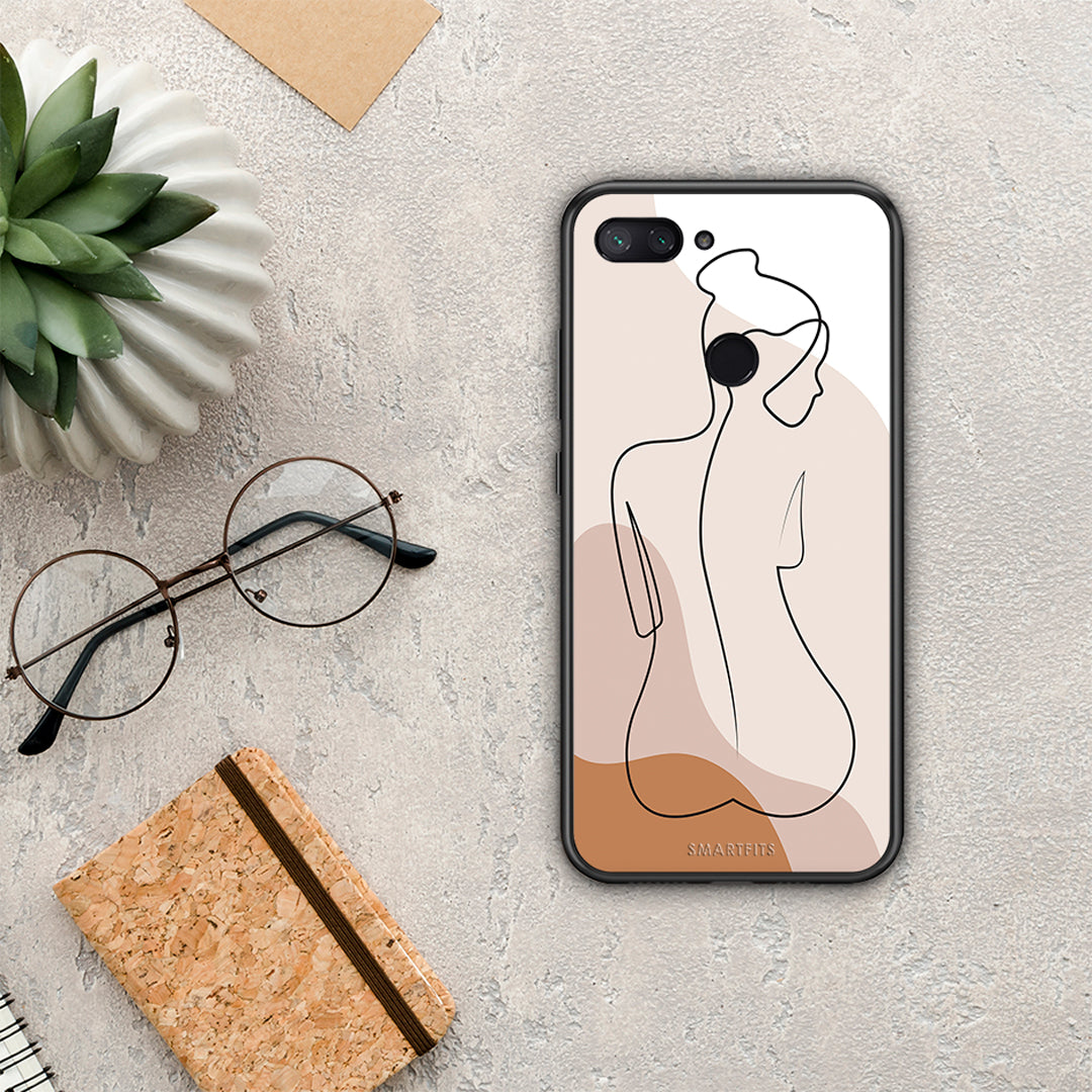 LineArt Woman - Xiaomi Mi 8 Lite θήκη