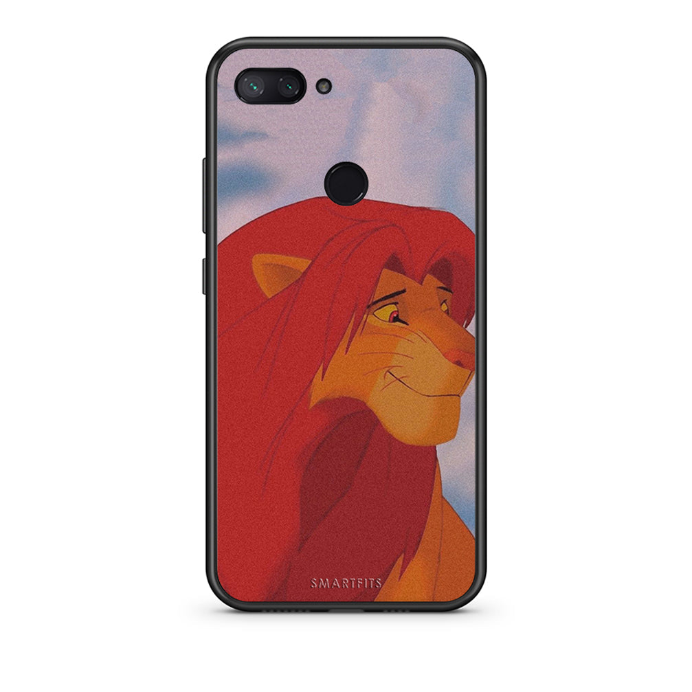 Xiaomi Mi 8 Lite Lion Love 1 Θήκη Αγίου Βαλεντίνου από τη Smartfits με σχέδιο στο πίσω μέρος και μαύρο περίβλημα | Smartphone case with colorful back and black bezels by Smartfits