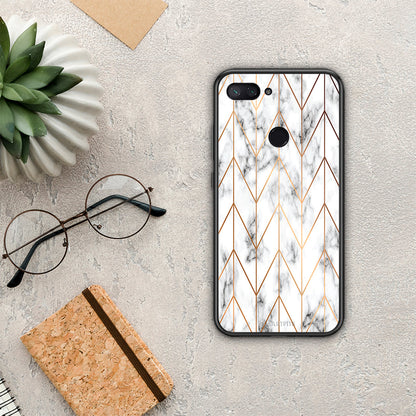 Marble Gold Geometric - Xiaomi Mi 8 Lite θήκη