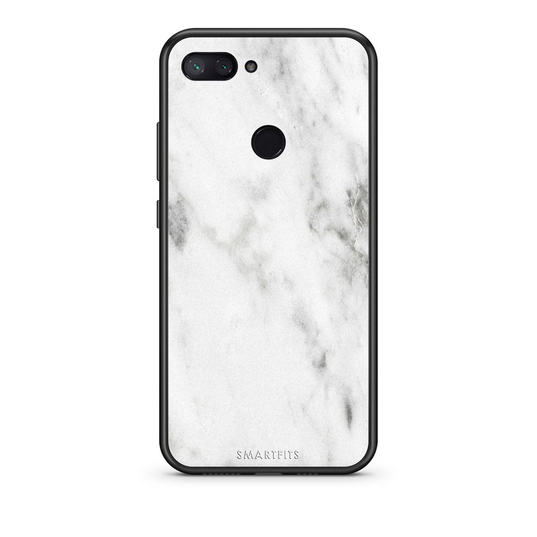 2 - Xiaomi Mi 8 Lite  White marble case, cover, bumper