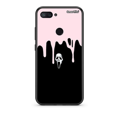 Xiaomi Mi 8 Lite Melting Halloween Mask Θήκη από τη Smartfits με σχέδιο στο πίσω μέρος και μαύρο περίβλημα | Smartphone case with colorful back and black bezels by Smartfits