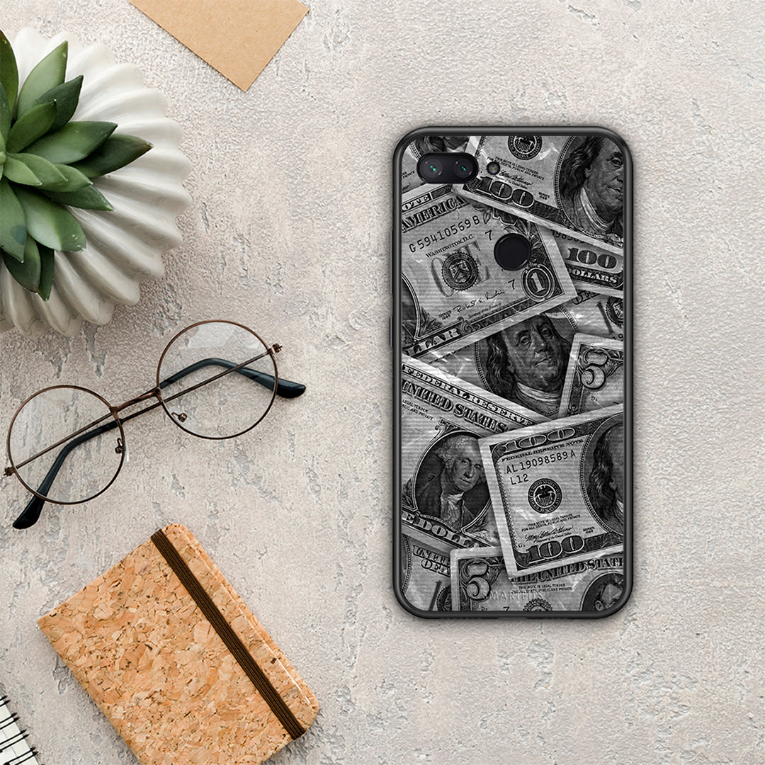Money Dollars - Xiaomi Mi 8 Lite θήκη