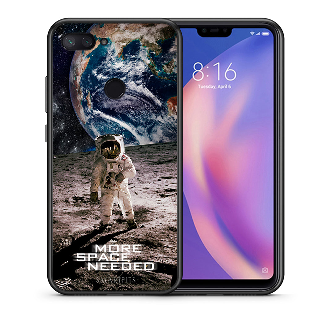 Θήκη Xiaomi Mi 8 Lite More Space από τη Smartfits με σχέδιο στο πίσω μέρος και μαύρο περίβλημα | Xiaomi Mi 8 Lite More Space case with colorful back and black bezels