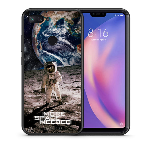 Θήκη Xiaomi Mi 8 Lite More Space από τη Smartfits με σχέδιο στο πίσω μέρος και μαύρο περίβλημα | Xiaomi Mi 8 Lite More Space case with colorful back and black bezels
