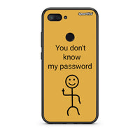Thumbnail for Xiaomi Mi 8 Lite My Password Θήκη από τη Smartfits με σχέδιο στο πίσω μέρος και μαύρο περίβλημα | Smartphone case with colorful back and black bezels by Smartfits