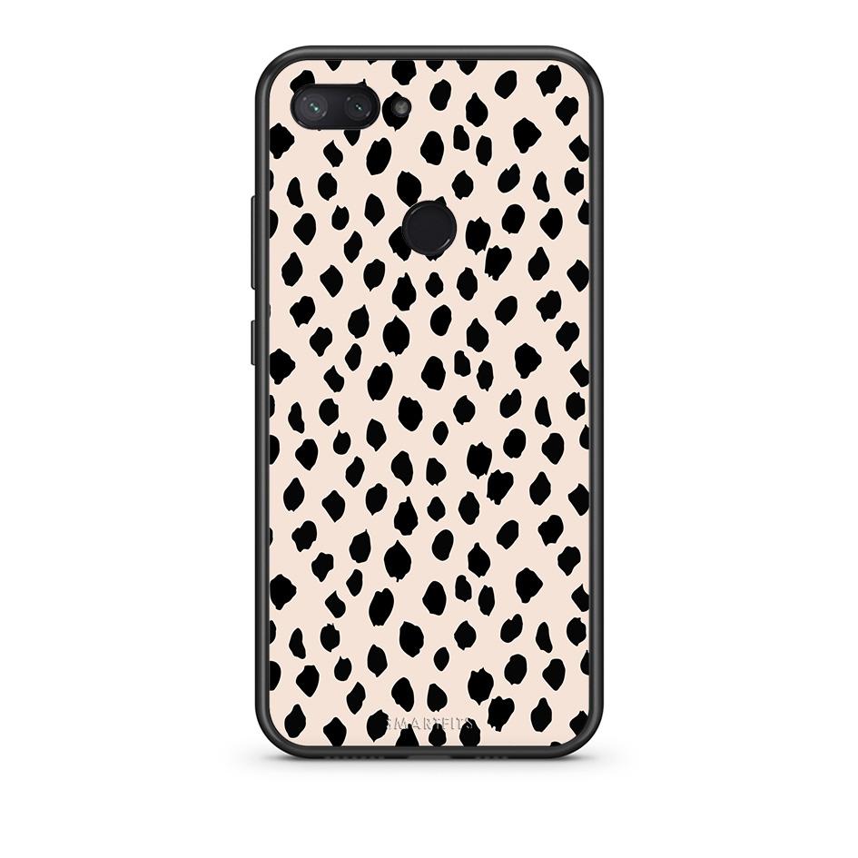 Xiaomi Mi 8 Lite New Polka Dots θήκη από τη Smartfits με σχέδιο στο πίσω μέρος και μαύρο περίβλημα | Smartphone case with colorful back and black bezels by Smartfits
