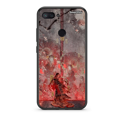 Xiaomi Mi 8 Lite Nezuko Kamado θήκη από τη Smartfits με σχέδιο στο πίσω μέρος και μαύρο περίβλημα | Smartphone case with colorful back and black bezels by Smartfits